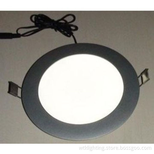 Round LED Panel Light, 8W Power, 100 to 240V AC Input, Super-bright LED as Lighting Source